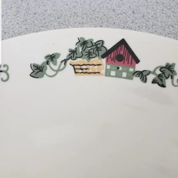 Corelle Corning Dinner Plate 10 1/4” Bird House - Picture 2 of 8